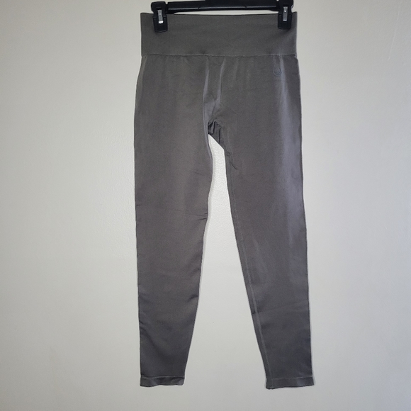 Lazuli label leggings Womens Large Green Seamless Thick Waist Contour Stretch - Picture 1 of 8